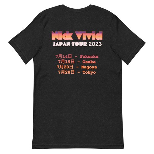 Nick Vivid Japan Tour 2023 Unisex T-Shirt